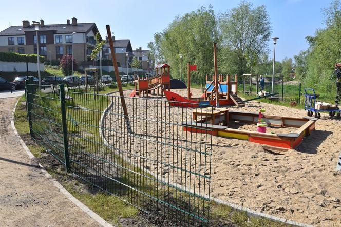 Finał prac przy budowie Parku Warszewo - Podbórz w Szczecinie coraz bliżej