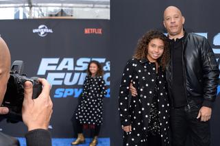 Vin Diesel i Similce Diesel na premierze Fast and Furious: Spy Racers