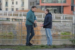 	Pierwsza miłość odc. 3951. Kamil Biały (Igor Paszczyk), Piotrek (Michał Mikołajczak)