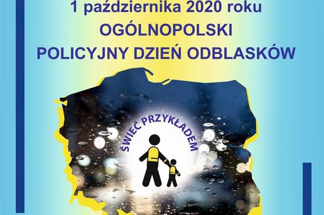 Ogólnopolski Policyjny Dzień Odblasków i odblaskowe przedszkolaki w Braniewie