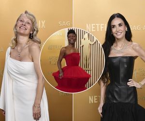 Tylko spójrzcie na rękę Demi Moore i twarz Pameli Anderson! Gwiazdy na rozdaniu SAG Awards mogą budzić niepokój