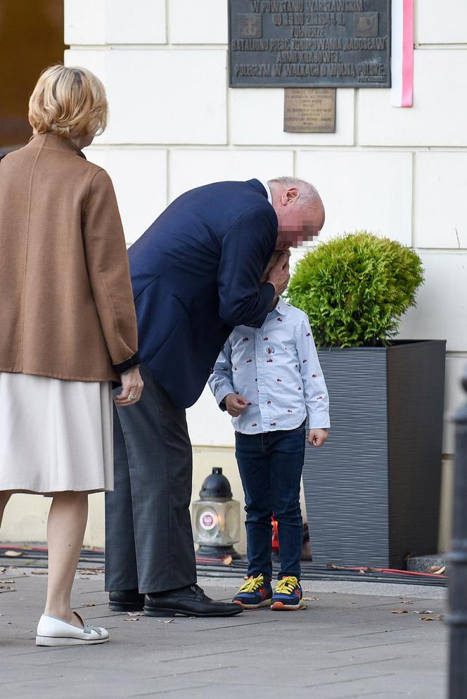 Niedzielny spacer Małgosi Kożuchowskiej z rodziną