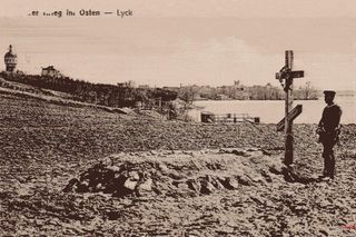 Ełk na zdjęciach z I wojny światowej. Miasto było całkowicie zniszczone