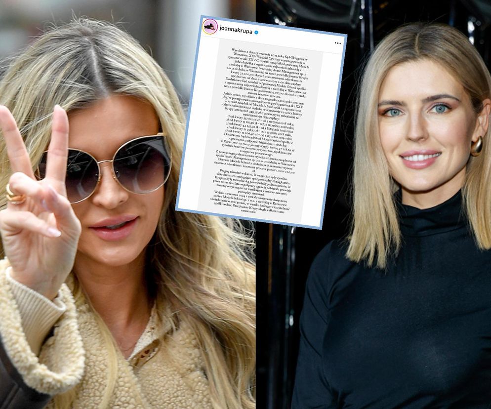 Joanna Krupa wygrała proces o grubą kasę! Dementujemy plotki