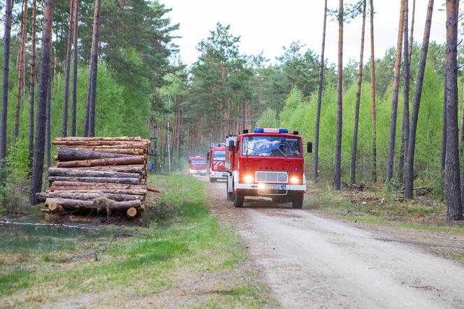 Niebezpieczny pożar w Krępsku