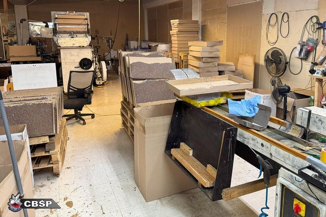 Nielegalna fabryka papierosów rozbita