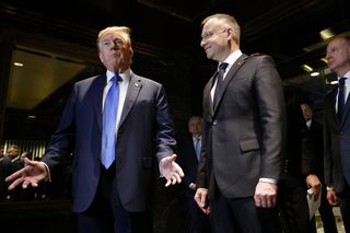 Ile złota jest w apartamencie Trumpa? Prezydent Duda zdradza