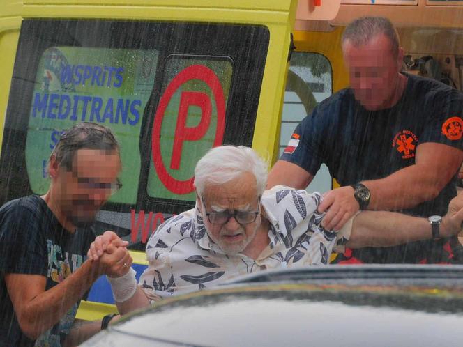 Jan Pietrzak wjechał w przychodnię w Warszawie. Doszło do wypadku