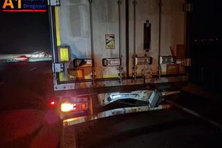 Autostrada A1 zablokowana w kierunku Katowic po wypadku w Kamieńsku