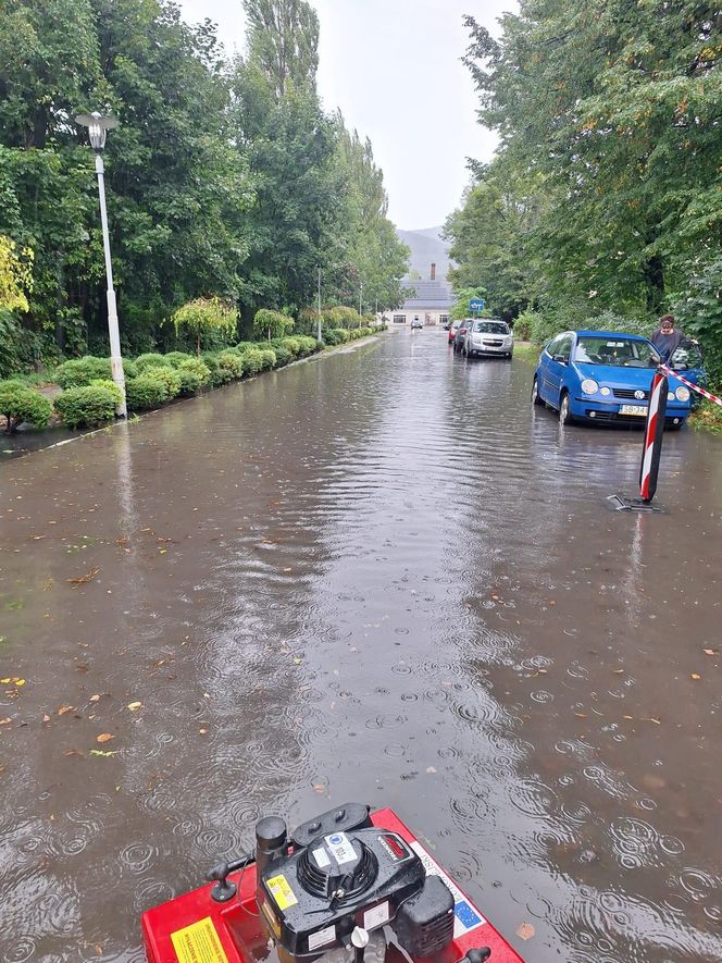 Zalania i podtopienia na Śląsku w niedzielę 14 września 2025