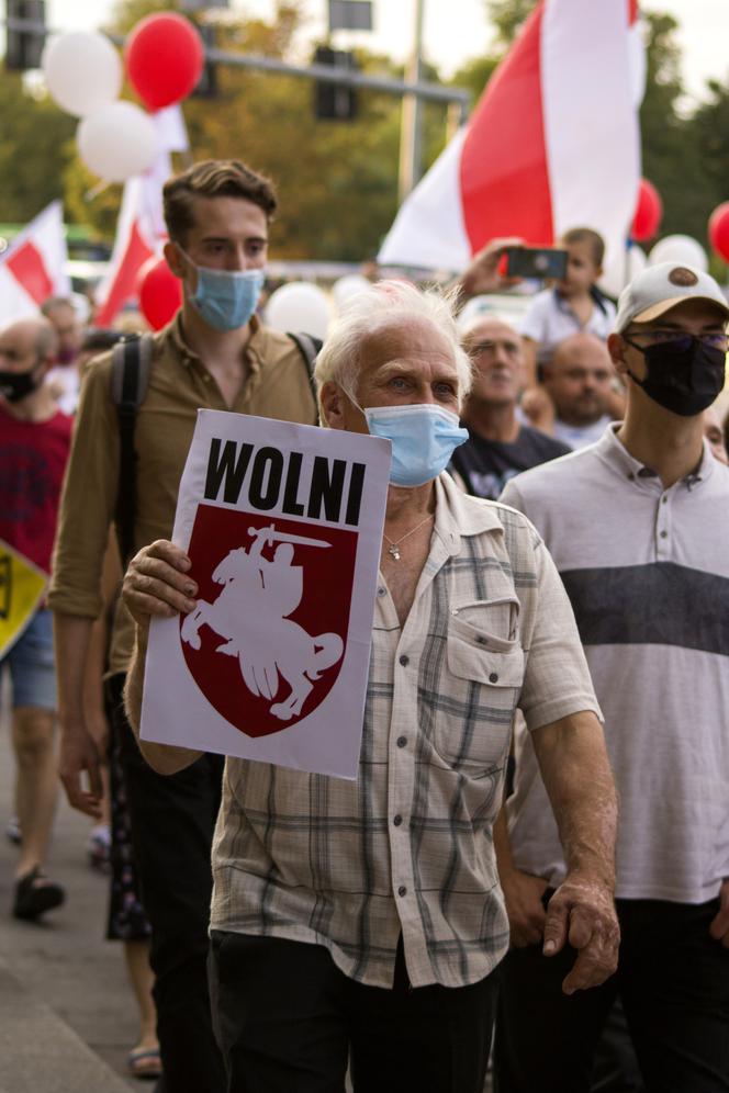 Marsz Solidarni z Białorusią w Białymstoku