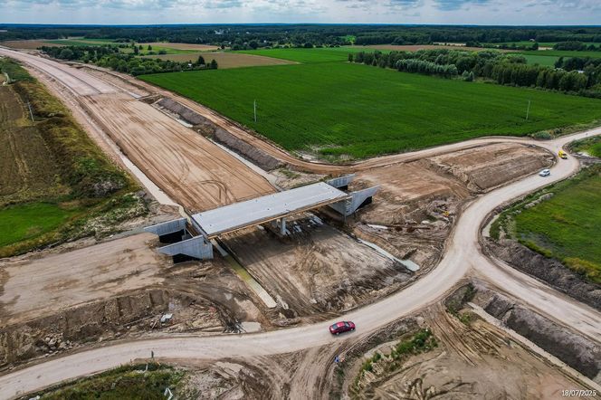 Budowa S-19 Malewice - Chlebczyn i nowego mostu na Bugu