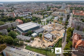 Postępy na budowie Szczecińskiego Domu Sportu