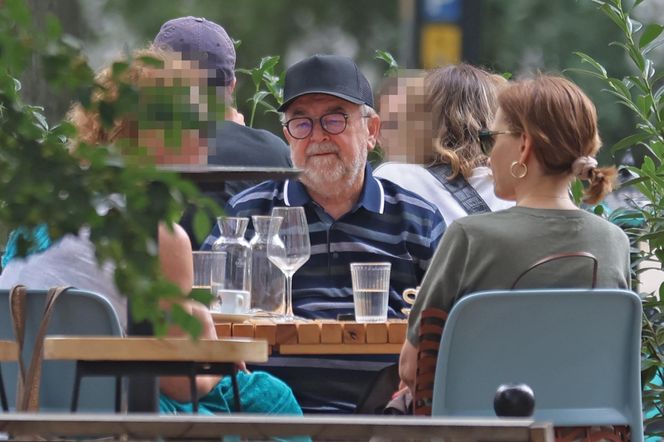 Edward Miszczak i Anna Cieślak na bazarku