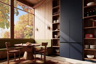 Retro w nowoczesnym wydaniu. Projekt kuchni w stylu mid-century modern