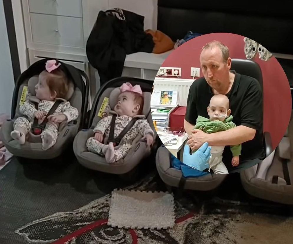 Rodzina pięcioraczków z Horyńca pędziła do lekarza! Pokonali 100 kilometrów