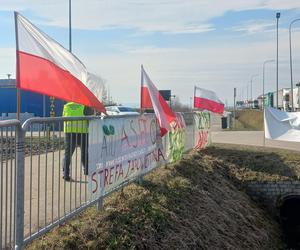 Protest rolników w Medyce