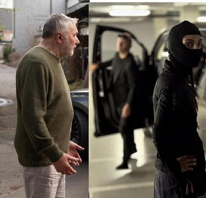 Barwy szczęścia, odcinek 3242. Andrzej (Leon Charewicz), Celina (Orina Krajewska)