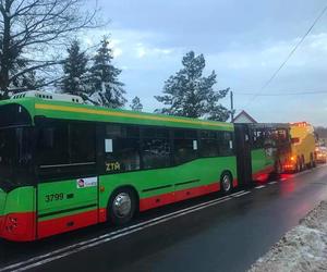 Pożar zabytkowego autobusu w Mysłowicach
