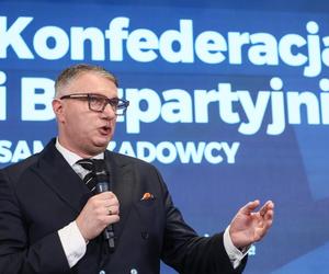 Przemysław Wipler po ogłoszeniu wyników exit poll