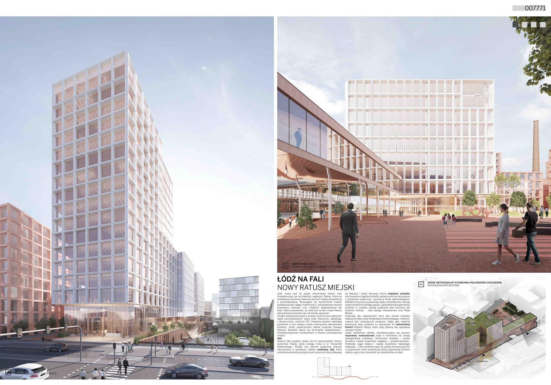 Nowy Ratusz w Łodzi: wyniki konkursu