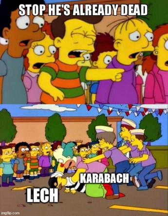   Karabach - Lech: Najlepsze memy po euroklęsce