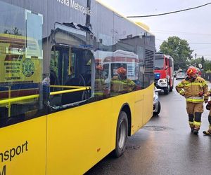Wypadek autobusu w Tarnowskich Górach