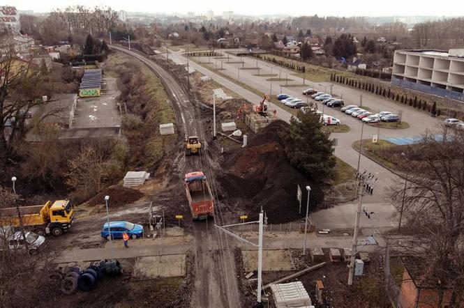 Prace na linii kolejowej w Olsztynie. Najnowsze zdjęcia z budowy