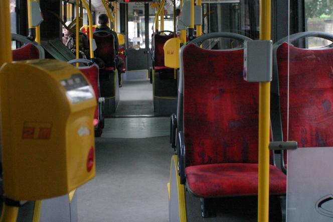 Wnętrze autobusu ZTM