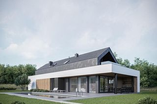 Domy z dwustanowiskowym garażem