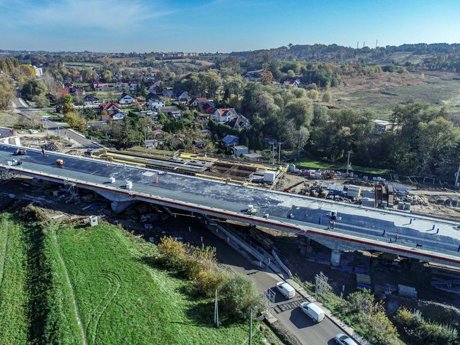 Trwa budowa drogi ekspresowej S7 Kraków - Widoma. Oto najnowsze zdjęcia