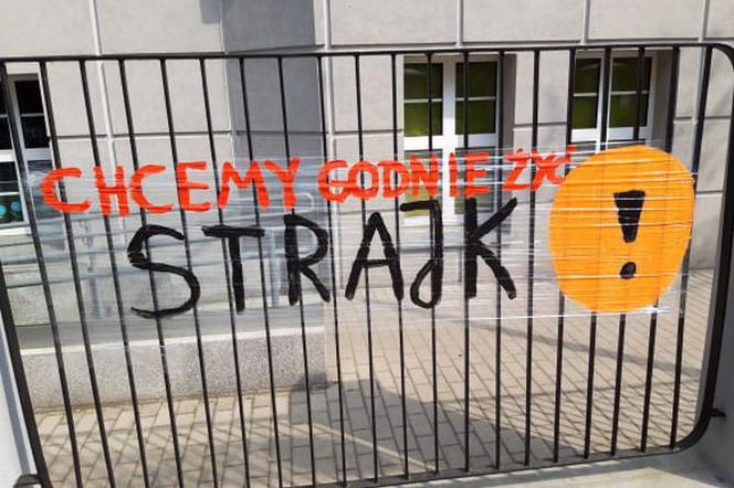 Strajk w ZS nr 19 we Wrocławiu