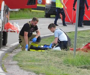Wypadek na łuku drogi pod Warszawą. Zginął obywatel Ukrainy