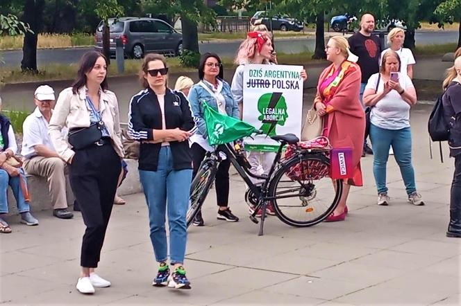 Protest "Ani jednej więcej" w Szczecinie