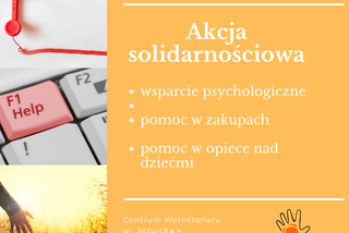 Lublin - Covid-19 i wolontariackie akcje solidarności:  Jestem - rozumiem - wspieram