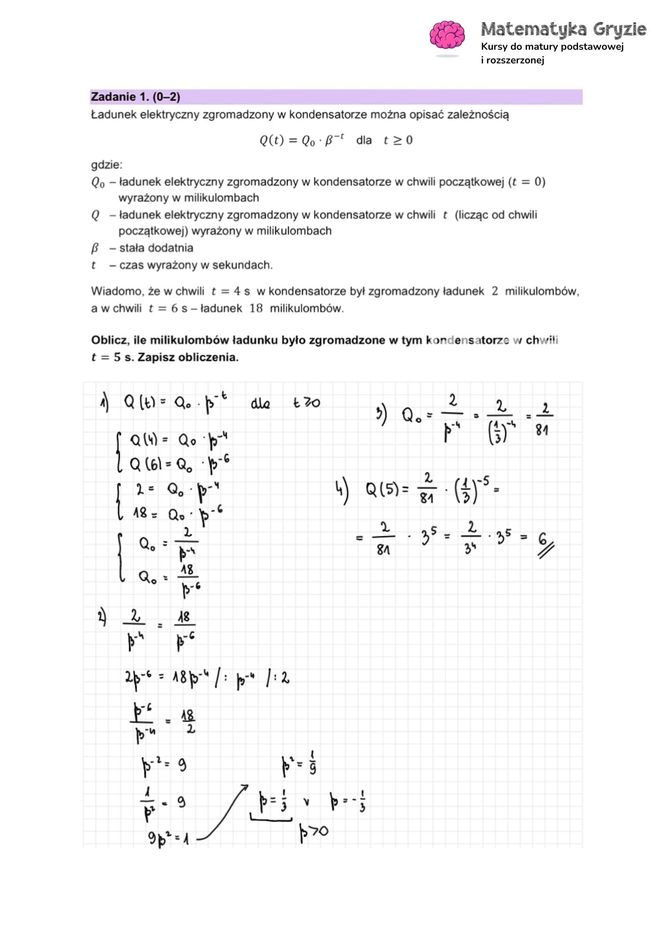 Odpowiedzi matura próbna MATEMATYKA ROZSZERZONA 2024 - GOTOWE ROZWIĄZANIA