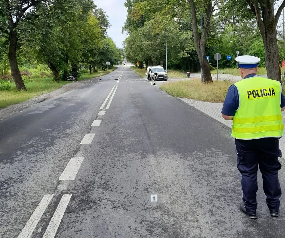 Nie udał się uratować życia młodego motocyklisty  