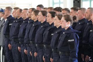 Ślubowanie nowych policjantów w Olsztynie