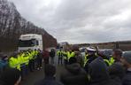 Protest przewoźników Szczecin 