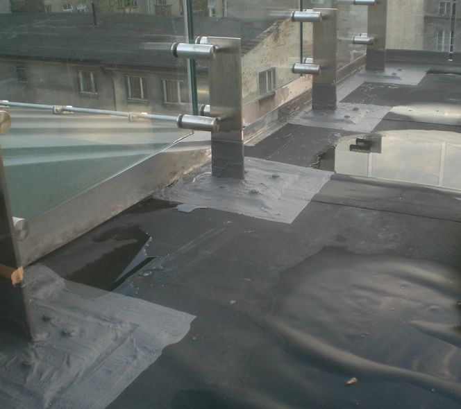 Remont tarasu dachowego w wielokondygnacyjnym apartamencie w centrum Krakowa