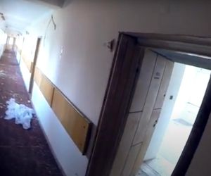 Tu był dawniej ośrodek wypoczynkowy nad jeziorem. Dziś to opuszczona ruina