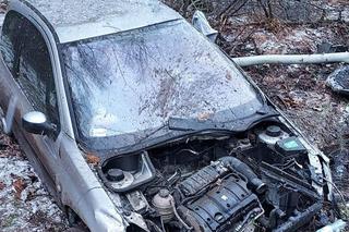 Niebezpieczny wypadek na trasie z Lisiej Góry do Mielca