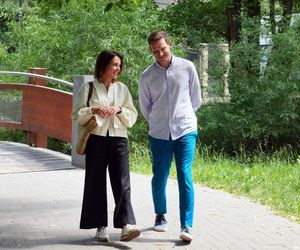 	Barwy szczęścia odc. 3075. Kasia (Katarzyna Glinka), Łukasz (Michał Rolnicki)