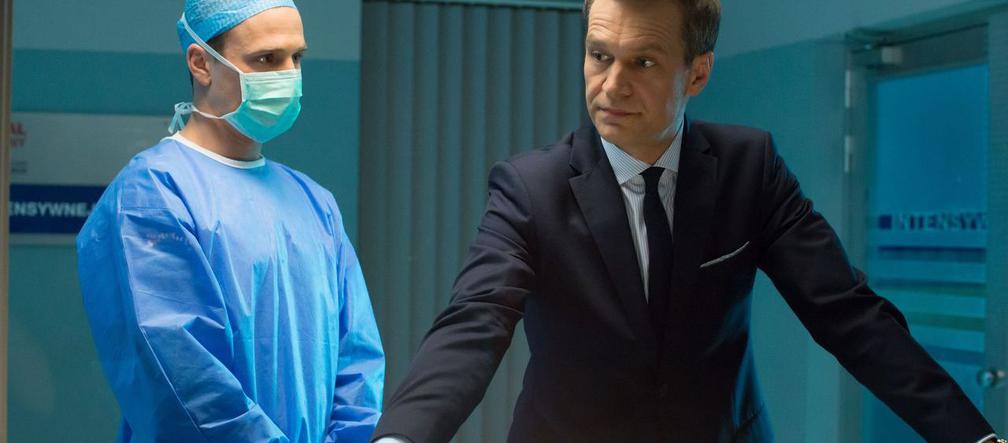 Na dobre i na złe, odcinek 708: Falkowicz (Michał Żebrowski), Michał Wilczewski (Mateusz Janicki)