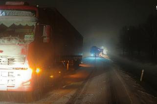 Wypadek cysterny na DK91 w Kłomnicach