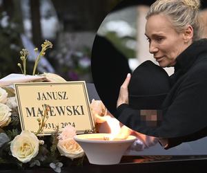 Zapłakana Sonia Bohosiewicz na pogrzebie teścia. Smutek, że aż serce się kroi 