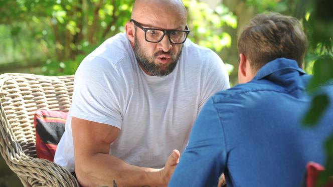 M jak miłość odcinek 1324, Marcin (Mikołaj Roznerski), Andrzej (Tomasz Oświeciński)