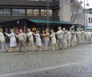 Noworoczny flashmob na Starym Mieście w Iławie