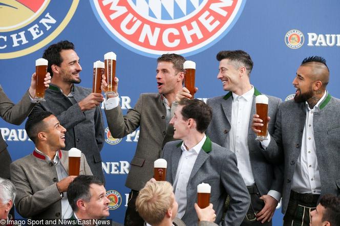 Robert Lewandowski i koledzy z Bayernu Monachium poszli na piwo