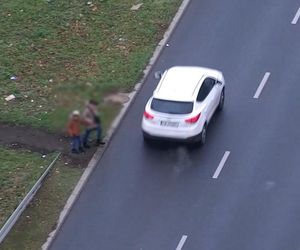 W tym miejscu bydgoscy policjanci obserwowali pieszych z drona. Posypały się mandaty